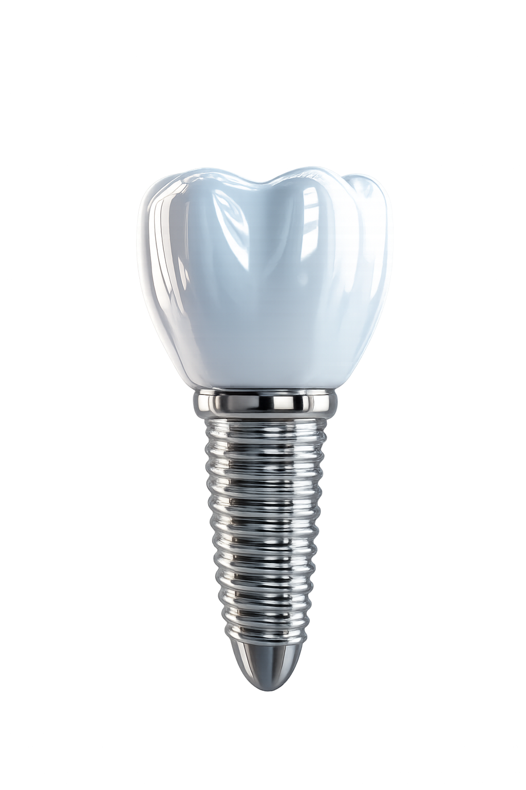 Premium dental implant crafted at Smile Dental Lab